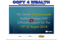 Tablet Screenshot of copy4wealth.com